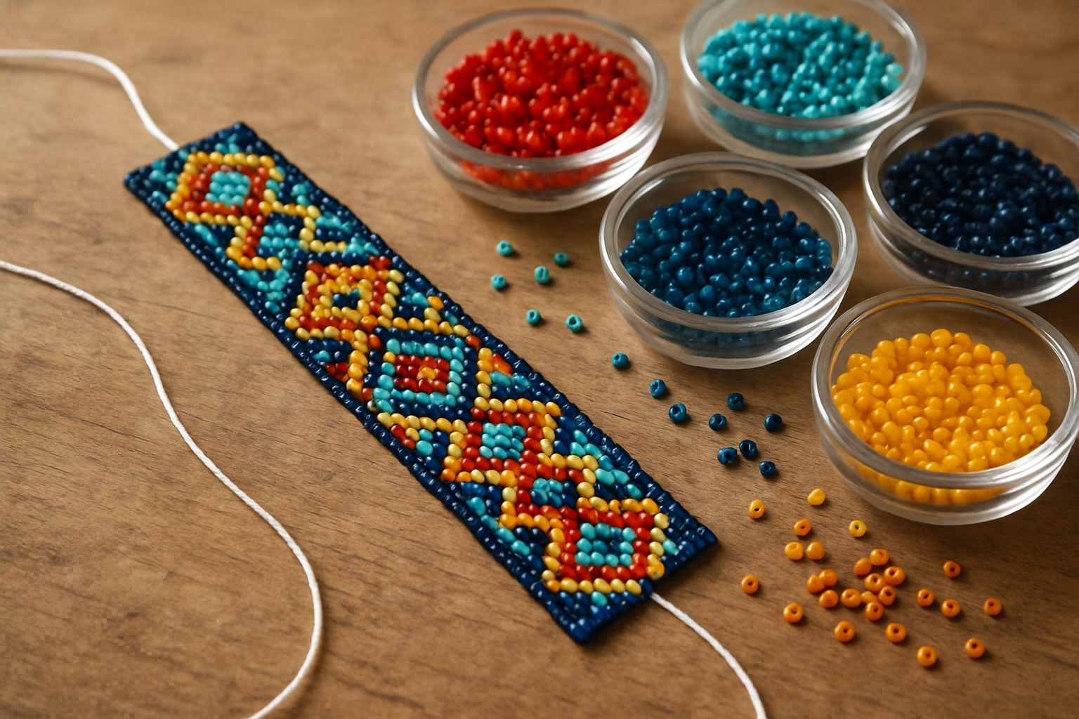 Boncuk bileklik örneği