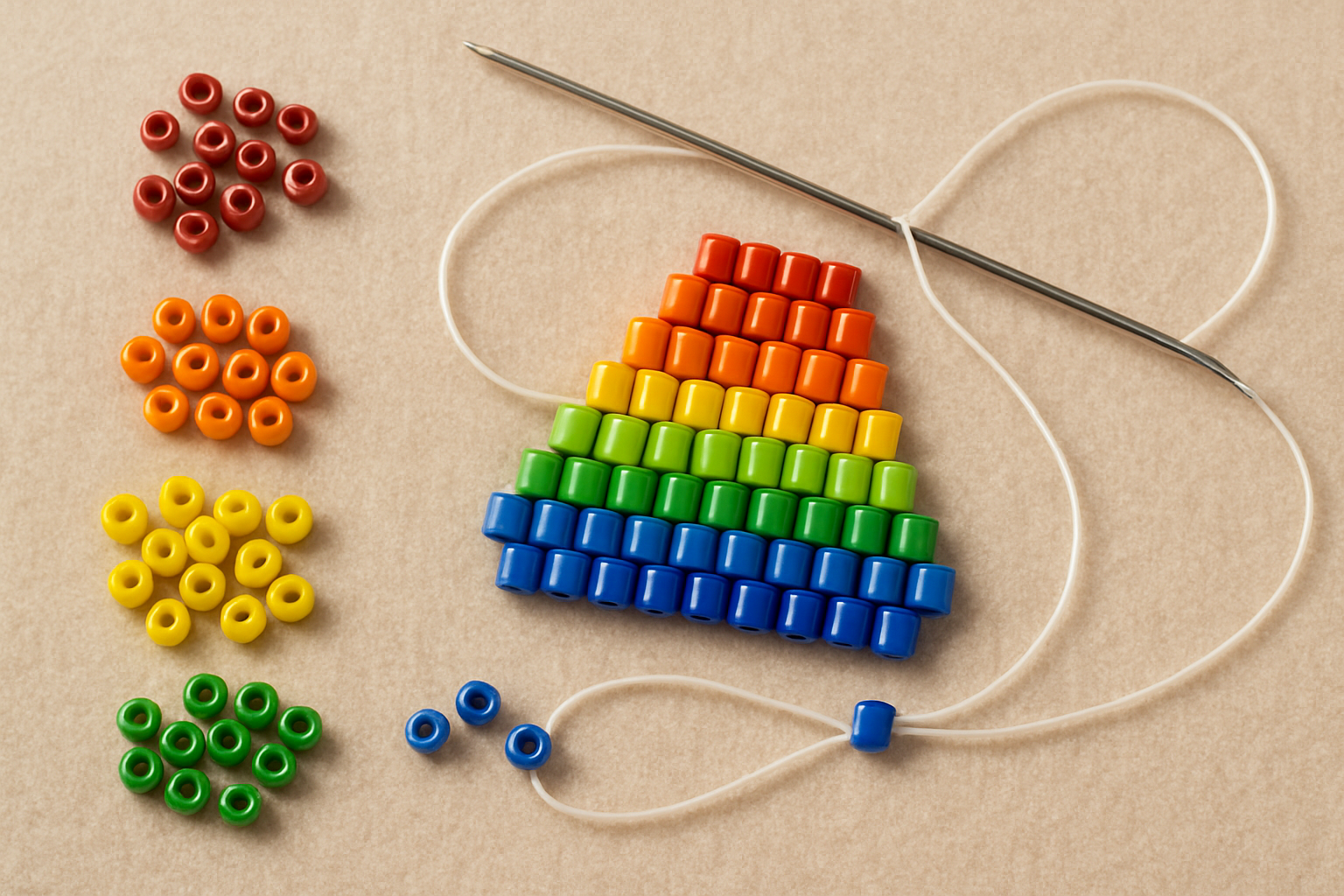 Brick stitch tekniği